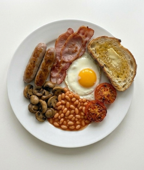 Desayuno inglés o English breakfast, el clásico full English para montarse un brunch potente en casa