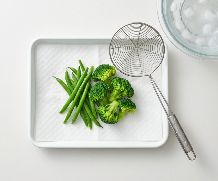 Qué es escaldar: la técnica de cocina que mejora verduras, frutas y hortalizas