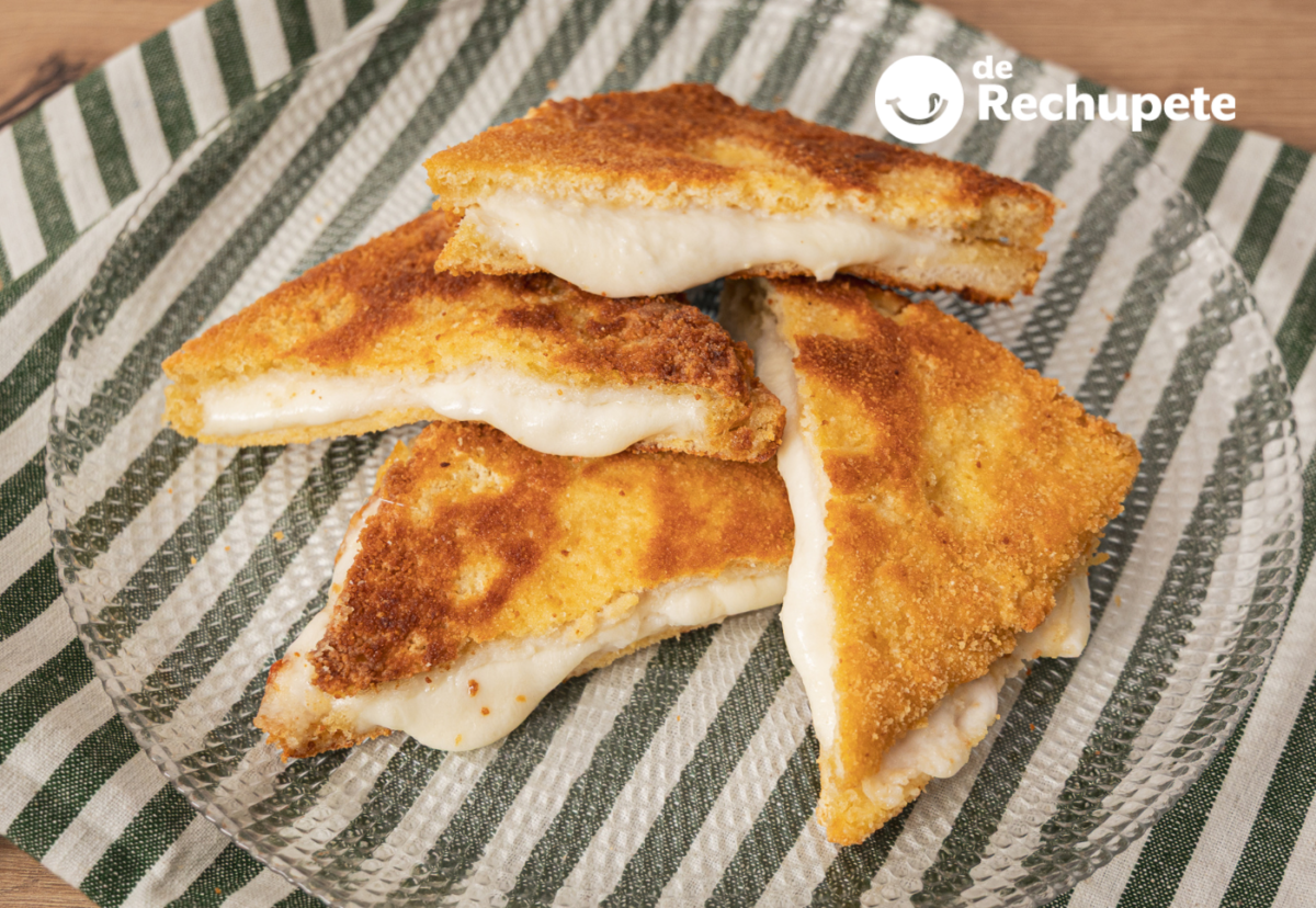 Mozzarella in carrozza crujiente, la receta italiana perfecta para un picoteo caliente