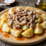Oreja a la gallega con cachelos. Receta sencilla al estilo á feira