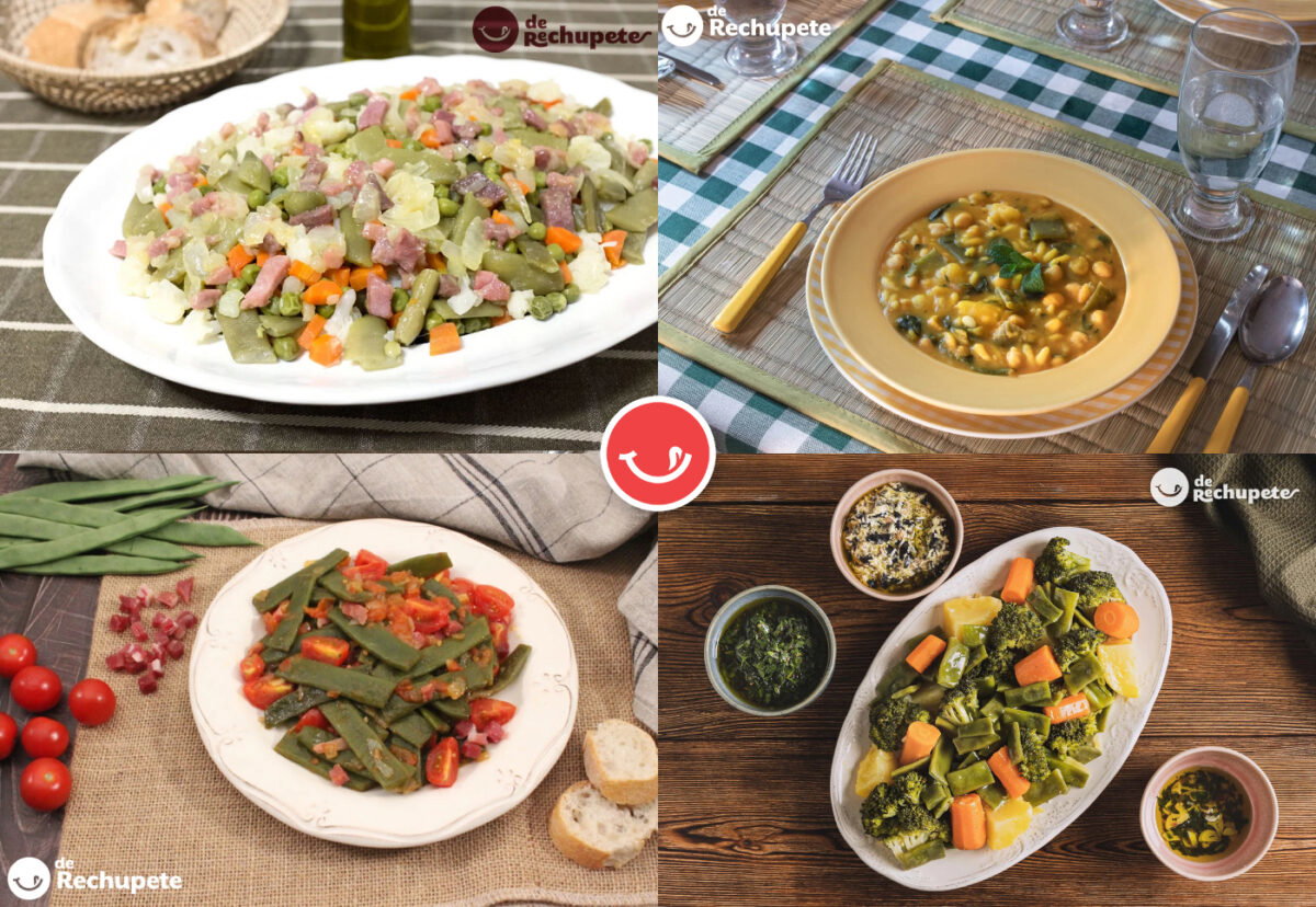Las mejores recetas con judías verdes. Ideas muy sencillas
