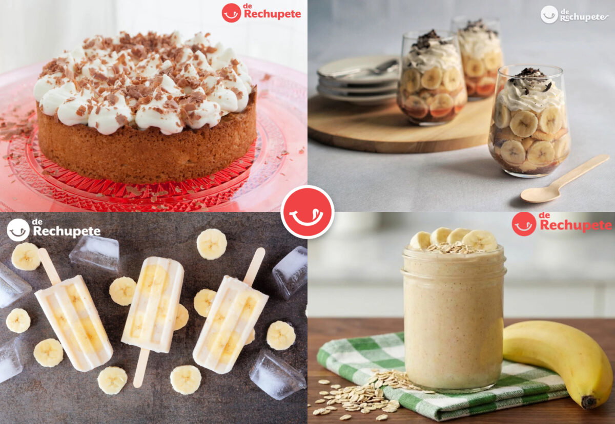 Las mejores recetas con plátano para aprovechar la fruta madura