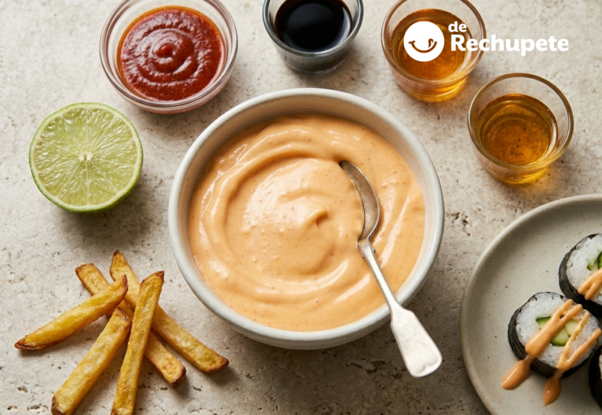 La spicy mayo que querrás ponerle a todo: cremosa, picante y lista en cinco minutos