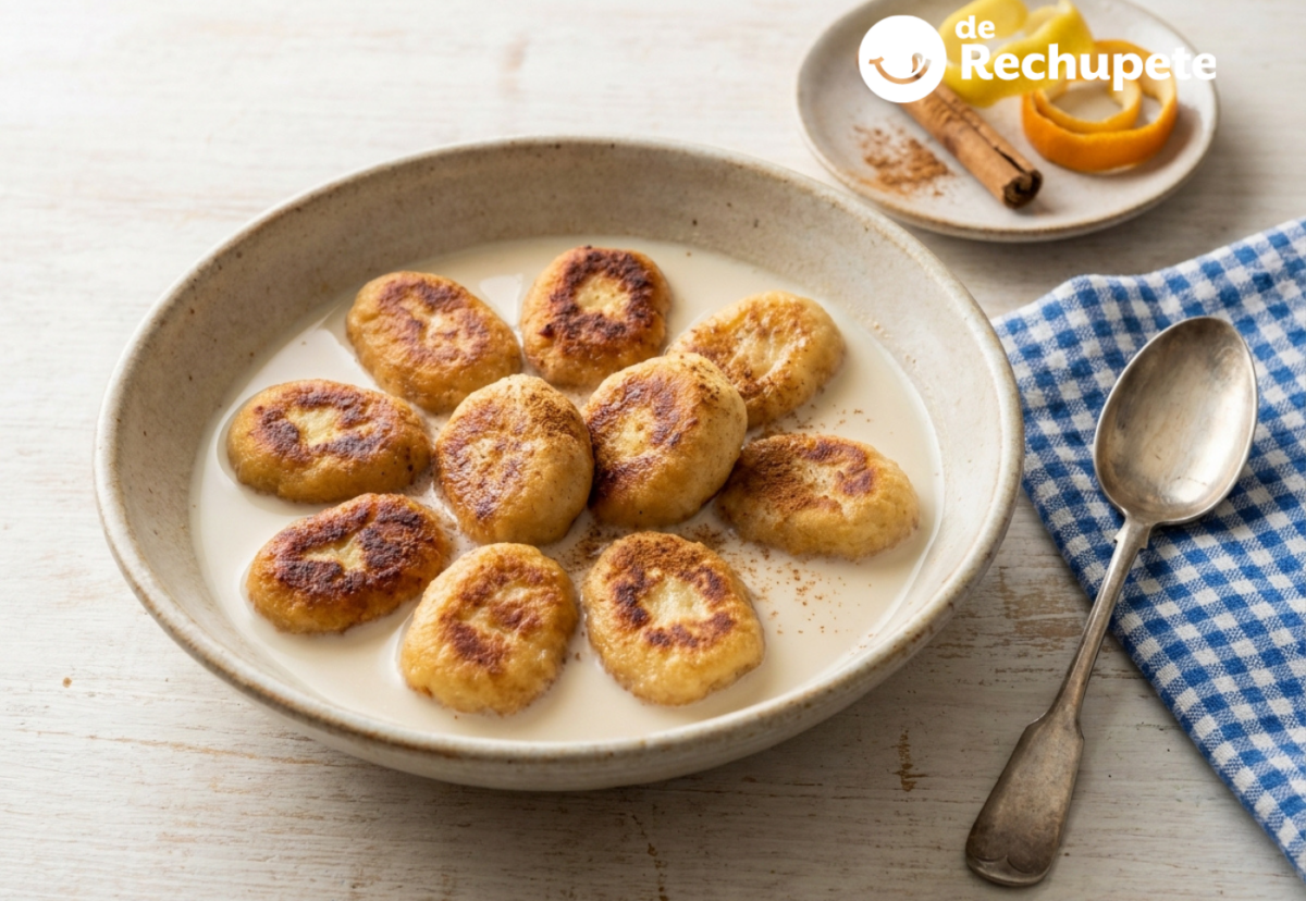 Sapillos o repápalos dulces, el postre extremeño de pan que se toma a cucharadas