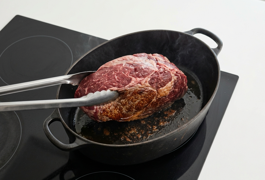 Qué significa sellar la carne y cuándo tiene sentido hacerlo