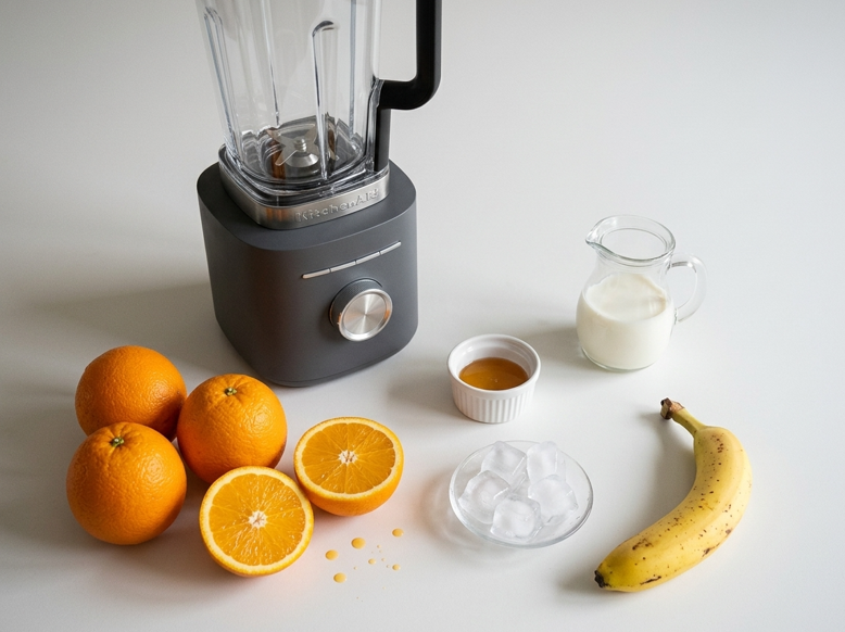 Smoothie de naranja casero: receta refrescante, fácil y lista en minutos