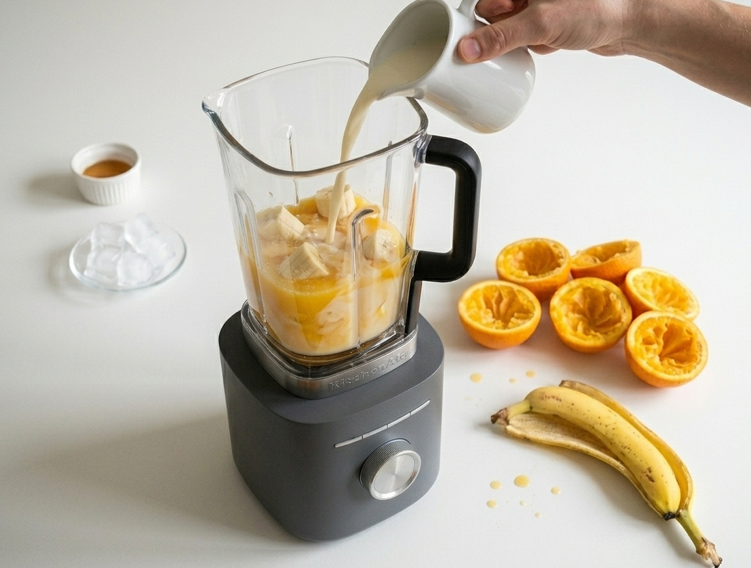 Smoothie de naranja casero: receta refrescante, fácil y lista en minutos