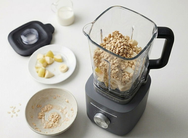 Smoothie de pera y avena. Receta fácil, saludable y perfecta para empezar el día con energía