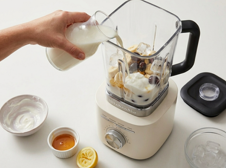 Smoothie de plátano y uva casero. Receta fácil, cremosa y energética para cualquier momento del día