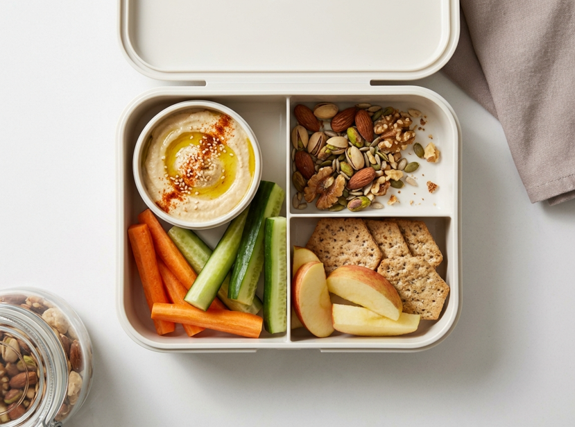 Snacks saludables gourmet: ideas de picoteo nutritivo listo para llevar