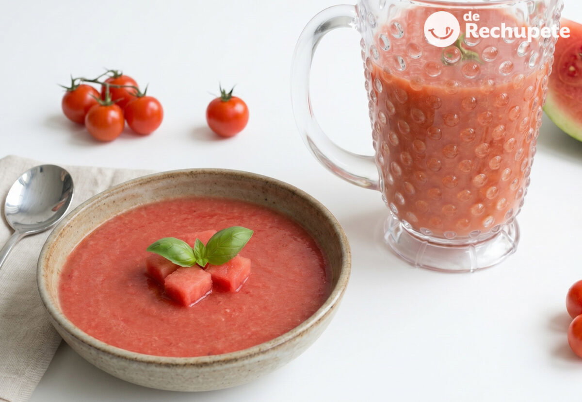 Gazpacho de sandía. Receta fácil, fresca y ligera para el verano