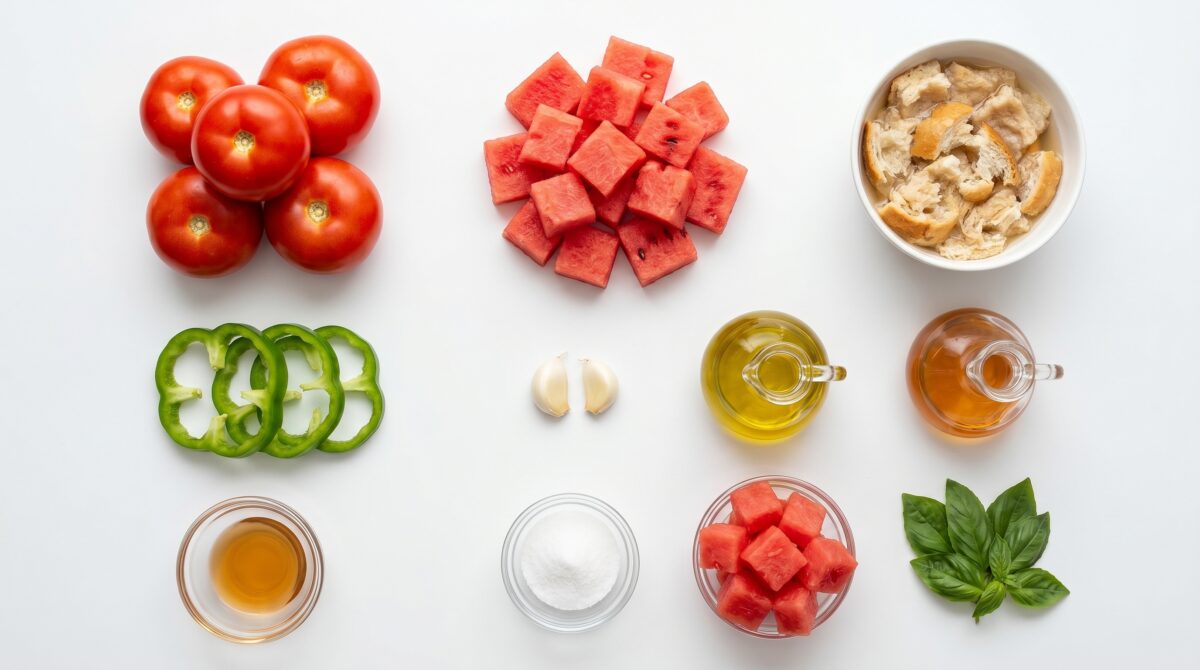 Gazpacho de sandía. Receta fácil, fresca y ligera para el verano