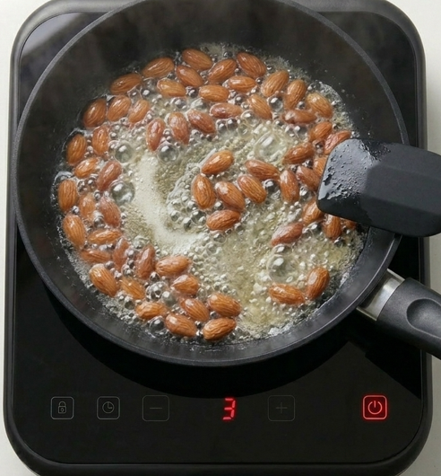 Almendras garrapiñadas caseras, crujientes y con su capa de azúcar
