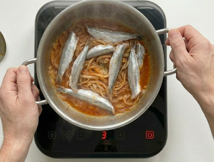Bocartes a la cazuela, la receta cántabra que no perdona el punto del pescado