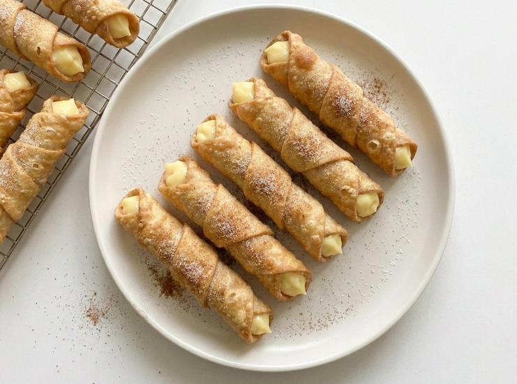 Cañas de Cervera, el dulce riojano de crema que se rellena al final