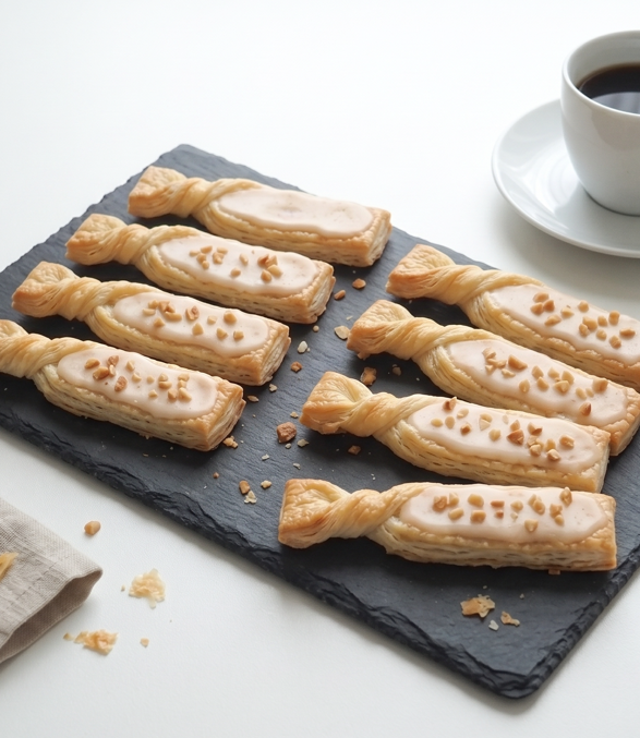 Corbatas de Unquera, el hojaldre cántabro para tomar con café