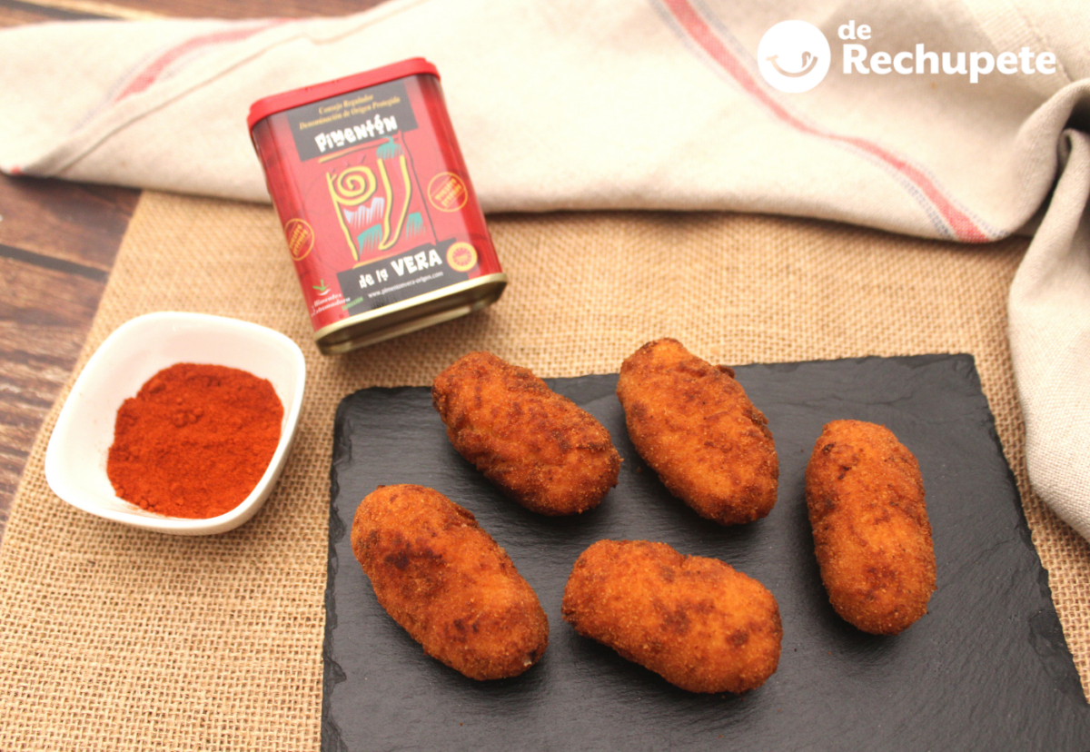 Croquetas de chorizo caseras. Receta cremosa, crujiente y muy sabrosa