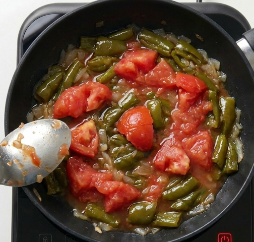 Fritada riojana, la salsa de huerta que sirve para casi todo