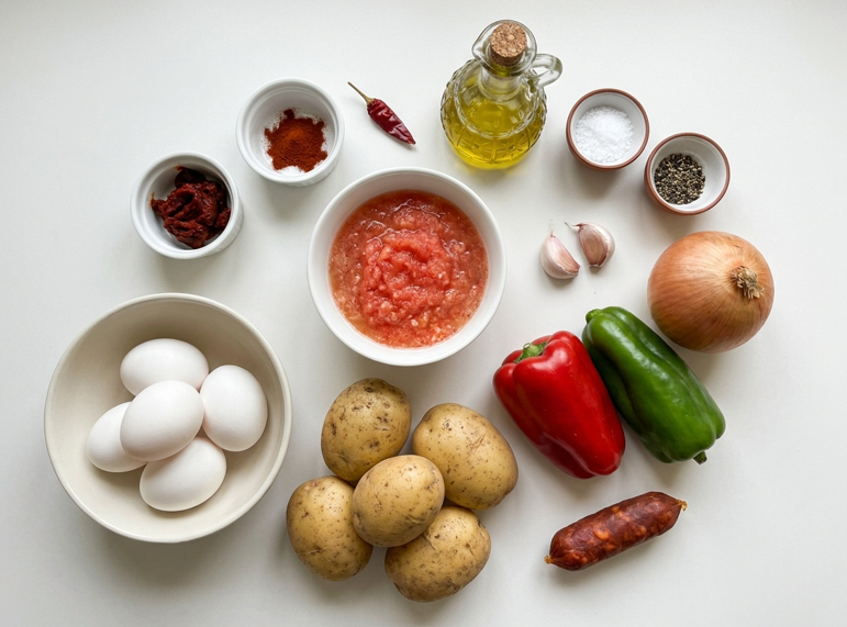 Huevos a la riojana, un plato de sartén para mojar pan sin pensárselo mucho