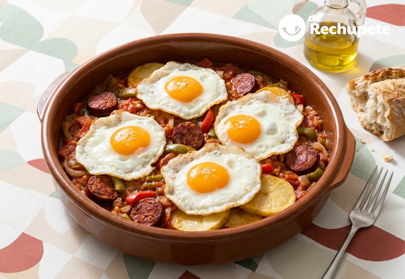 Huevos a la riojana: un clásico de sartén que invita a mojar pan sin remordimientos