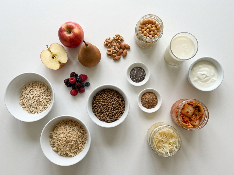 Menú funcional para la salud intestinal: fibra, fermentados y platos que apetecen de verdad