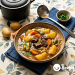 Olla ferroviaria de patatas con carne, el guiso ferroviario más directo