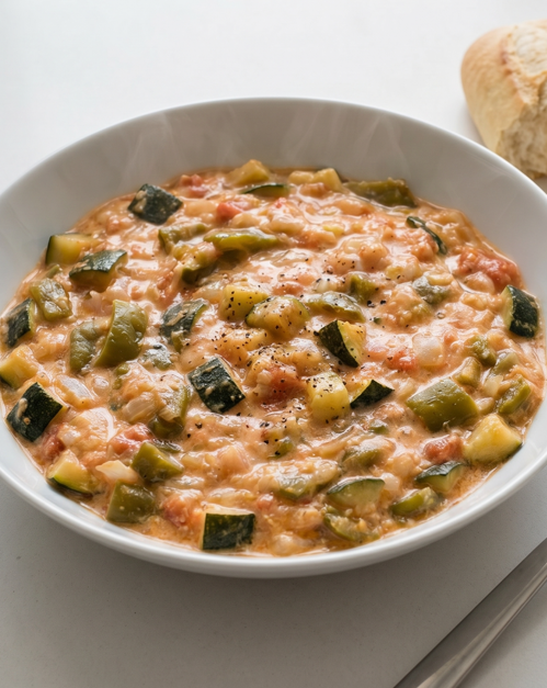 Pisto riojano, una receta de verduras con huevo cremosa y muy fácil