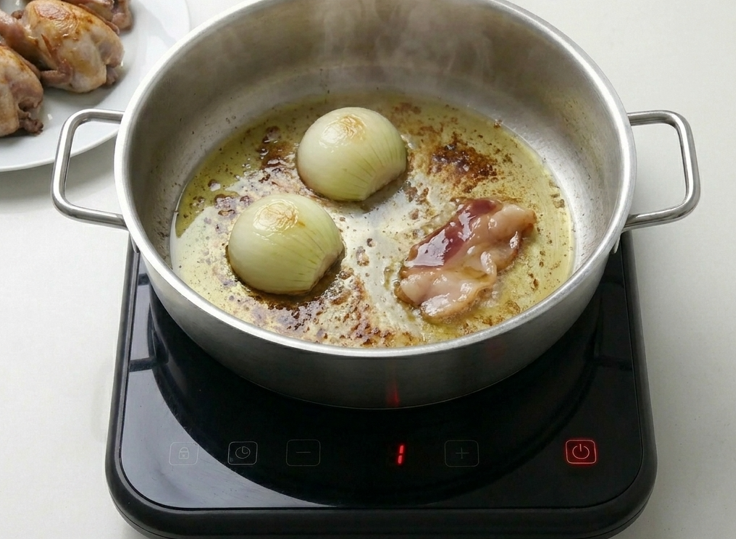 Pochas con codornices. Receta riojana de cuchara para comer bien