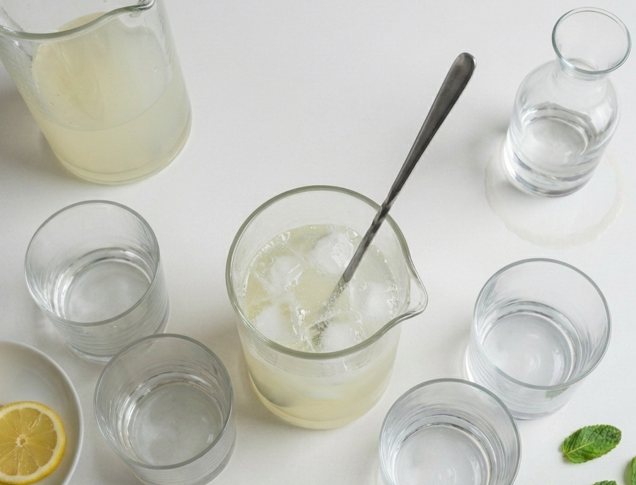 Pomada menorquina, gin con limonada para beber bien frío