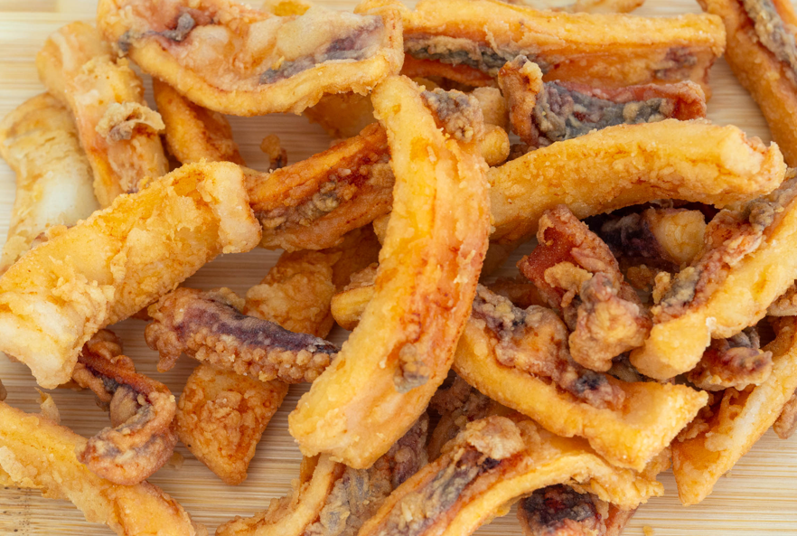 Rabas de calamar al estilo cántabro, la fritura que se sirve al momento