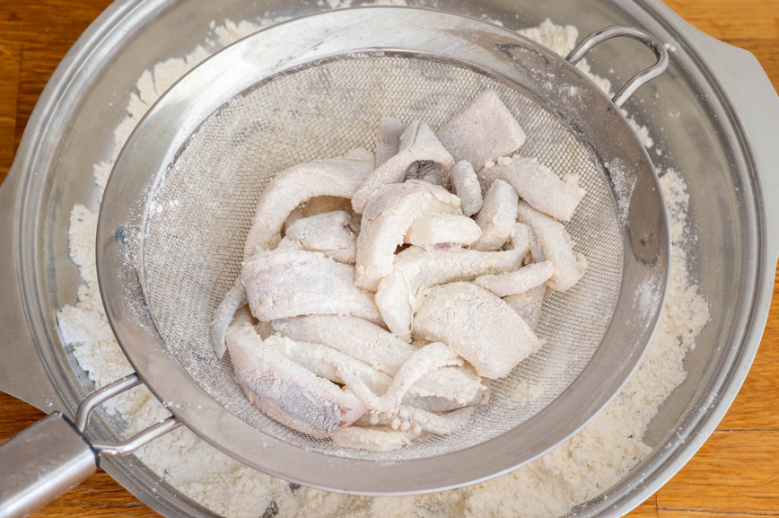 Rabas de calamar al estilo cántabro, la fritura que se sirve al momento