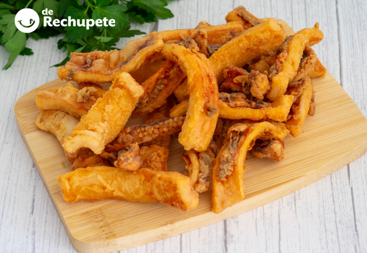 Rabas de calamar al estilo cántabro, la fritura que se sirve al momento