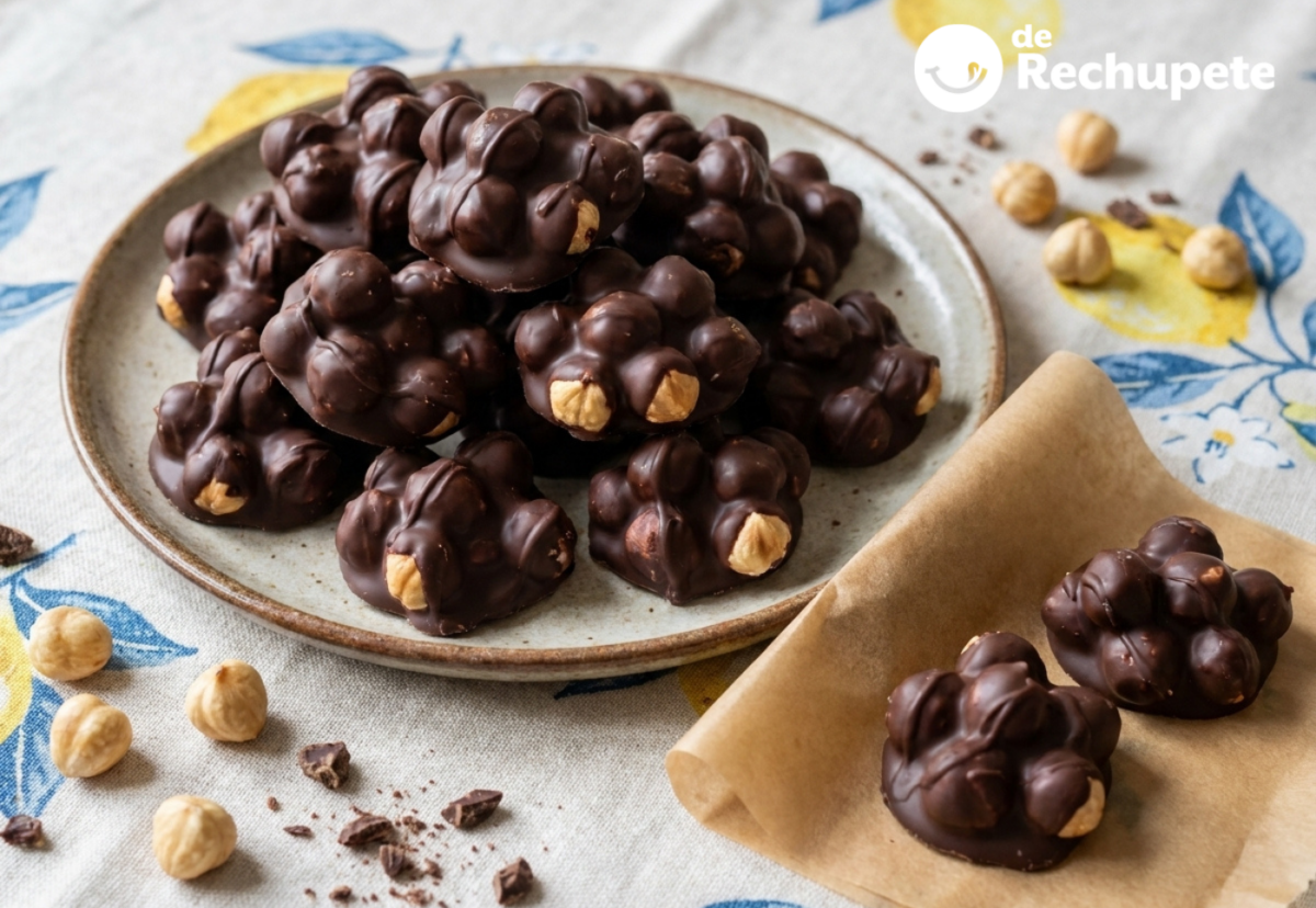 Rocas del Puy de Estella. Dulce navarro de chocolate y avellanas
