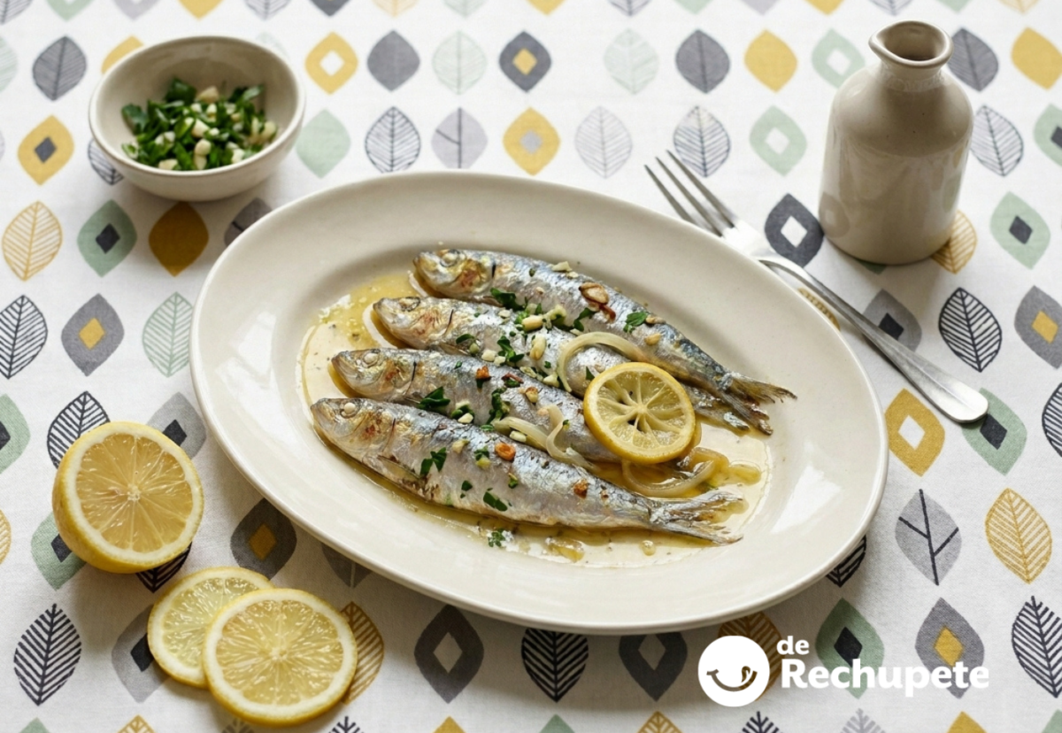 Sardinas en papillote, la forma más limpia de asarlas en casa