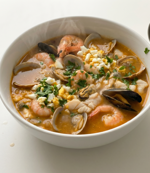 Sopa de pescado cántabra, una cuchara marinera con fundamento