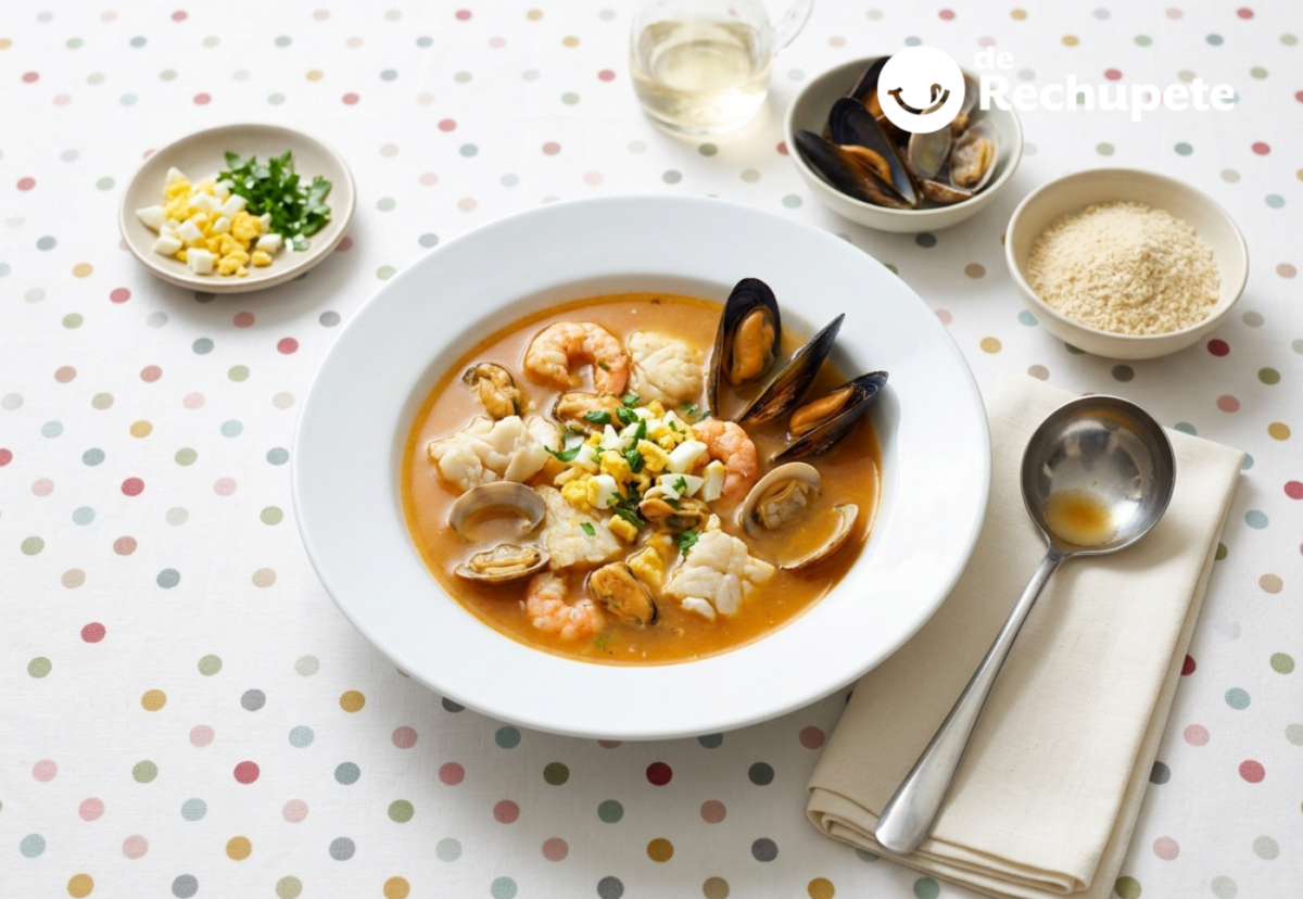 Sopa de pescado cántabra, una cuchara marinera con fundamento