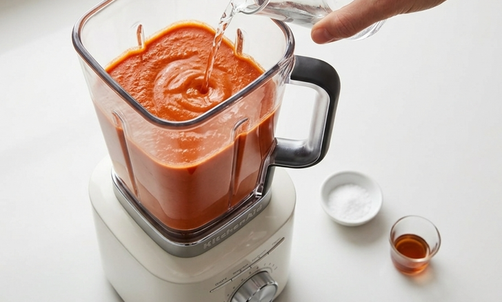 Zoque malagueño, la sopa fría de tomate y zanahoria que se toma bien espesa
