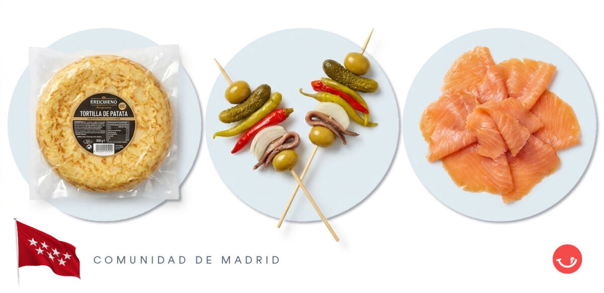 Alimentos más consumidos en los hogares de Madrid