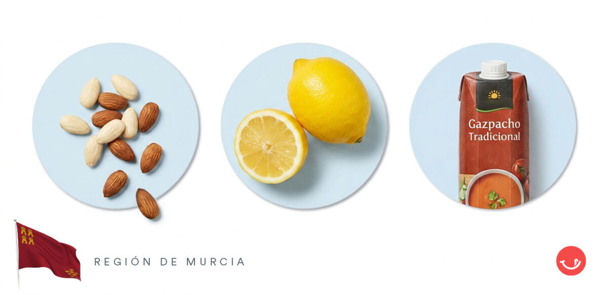 Alimentos más consumidos en los hogares de Murcia