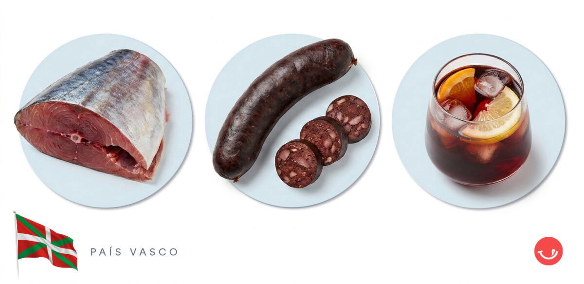 Alimentos más consumidos en los hogares de País Vasco