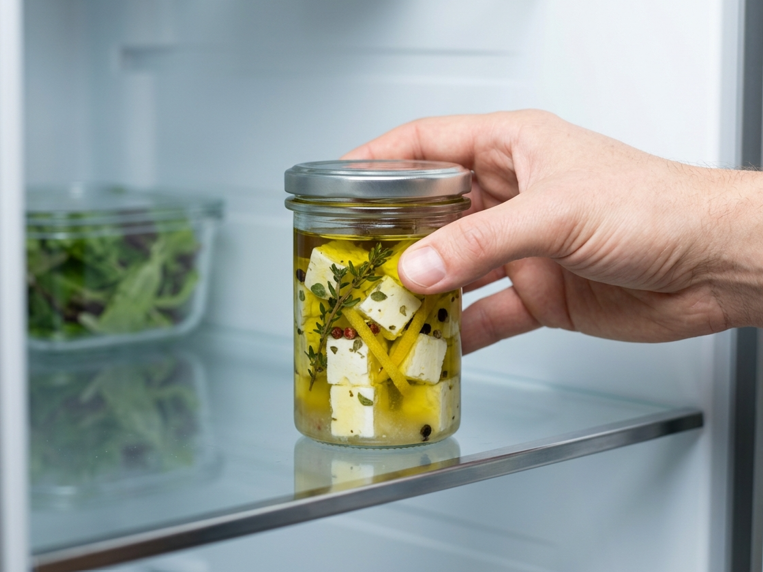 Aromatizar quesos para ensaladas, qué poner a cada tipo y cuánto tiempo dejarlo