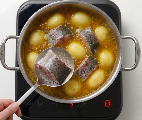 Bullit de peix ibicenco, con alioli y arroz caldoso en dos vuelcos