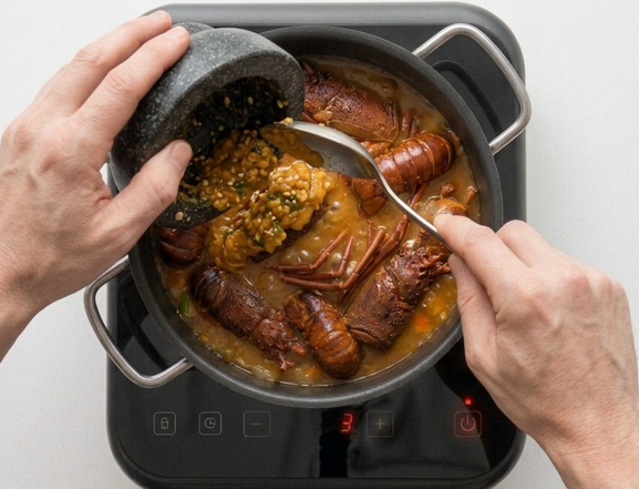 Caldereta de langosta menorquina, la receta tradicional de Fornells