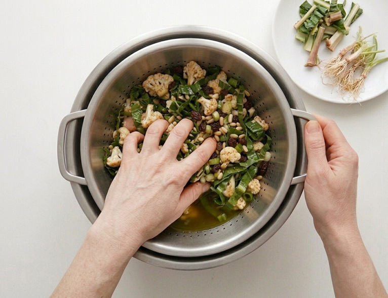 Cocarrois mallorquines de verdura, hechos con masa salada