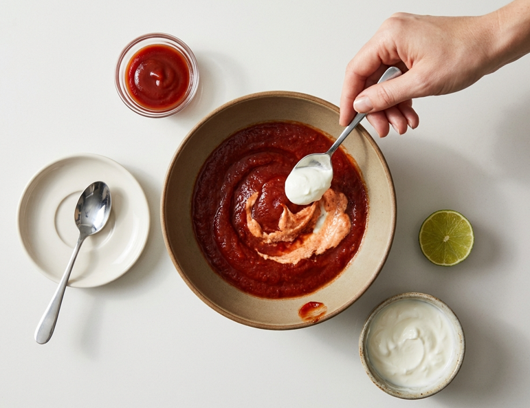 Cómo convertir el ketchup de bote en 10 salsas distintas