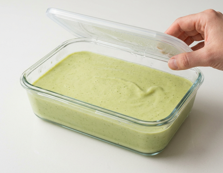 Crema fría de calabacín, cremosa sin quedar pesada