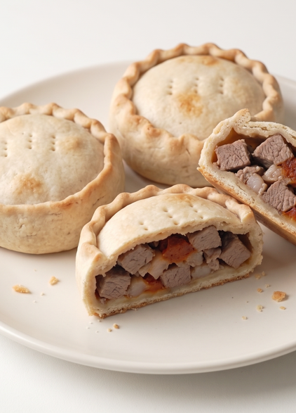 Formatjades menorquinas de cordero, las empanadas de Pascua que se hornean con el relleno crudo