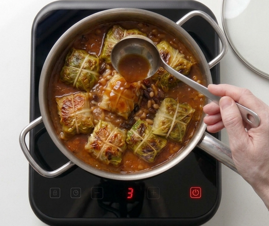 Llom amb col, la receta mallorquina que se cocina en pequeños paquetes