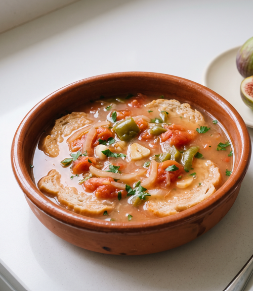 Oliaigua con higos, la sopa menorquina que se retira antes de hervir