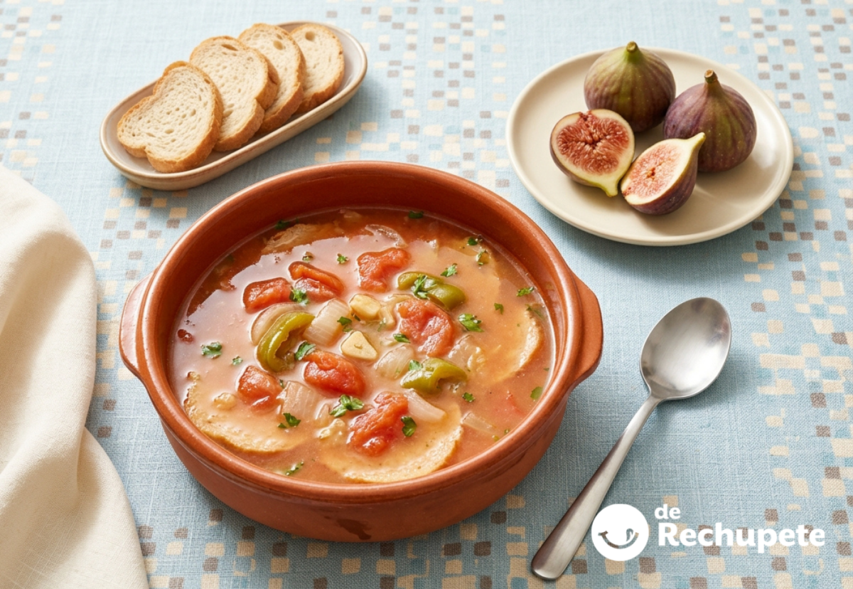 Oliaigua con higos, la sopa menorquina que se retira antes de hervir